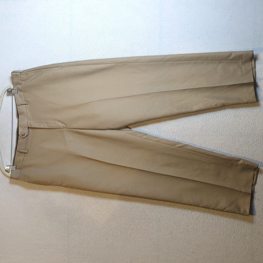 Croft & Barrow Men's Tan Comfort Dress Slack‎ Pants 38X30